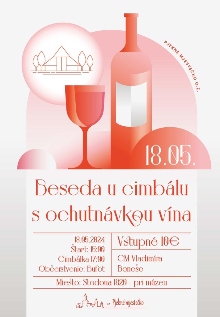 Beseda u cimbálu s ochutnávkou vína