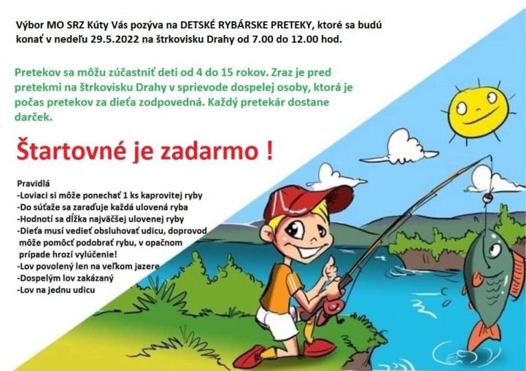 Detské rybárske preteky 